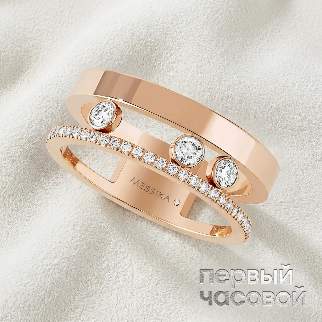Купить украшение Messika Кольцо Move Romane 06516-PG: в наличии в Москве!