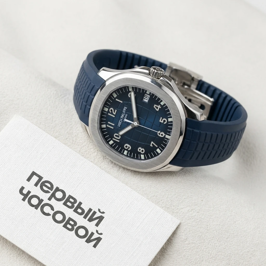 Купить элитные часы Patek Philippe Aquanaut 34mm Quatrz 5064A-001: в наличии в Москве!