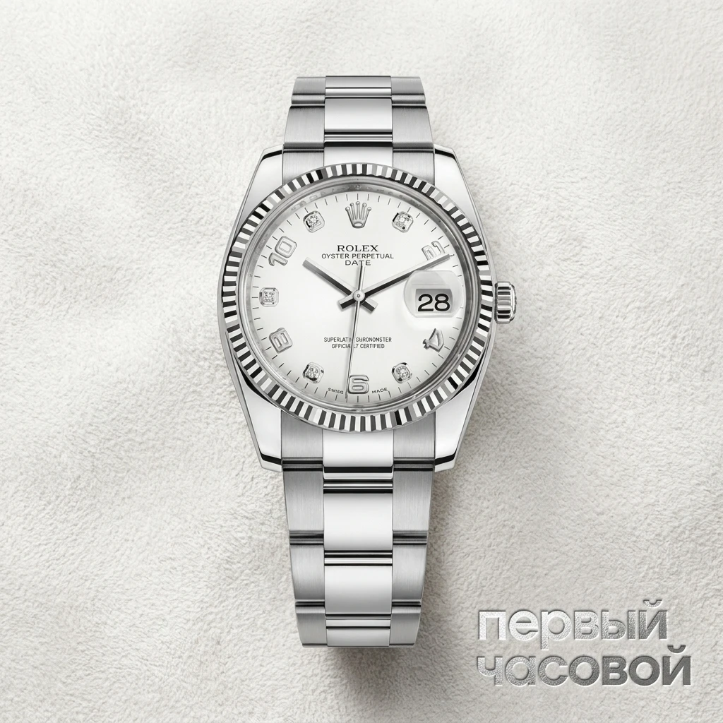 Купить элитные часы Rolex Oyster Perpetual Date Diamond Index 115234: в наличии в Москве!