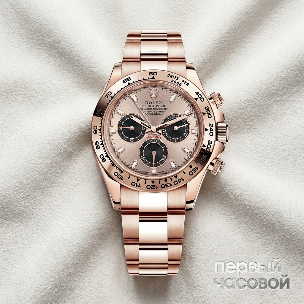 Rolex Oyster Perpetual Daytona Rose Gold Sundust Dial