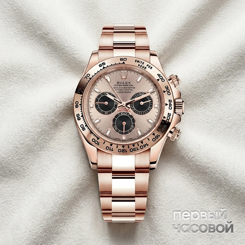 Rolex Oyster Perpetual Daytona Rose Gold Sundust Dial 116505