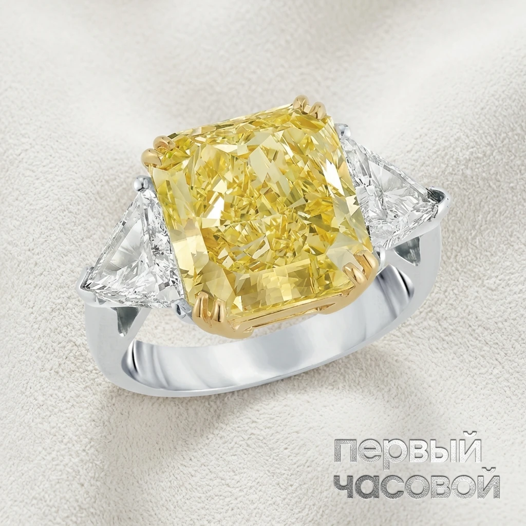 Купить украшение Studio jewelry Кольцо С Бриллиантом 12,01 Ct. Fly/Vs1 : в наличии в Москве!