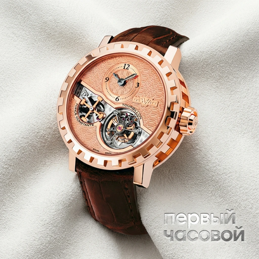 Купить элитные часы DeWitt Academia Tourbillon Force Constante AC.8003.53.M122: в наличии в Москве!