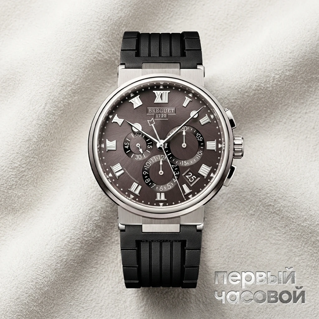 Купить элитные часы Breguet Marine Chronograph 42.3mm 5527ti/g2/5wv: в наличии в Москве!