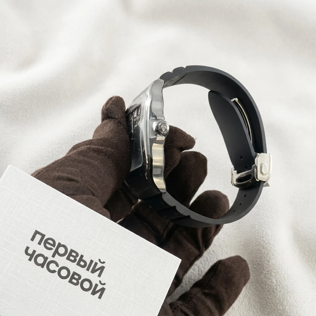 Купить элитные часы Cartier Santos De Cartier Black ADLC WSSA0039: в наличии в Москве!