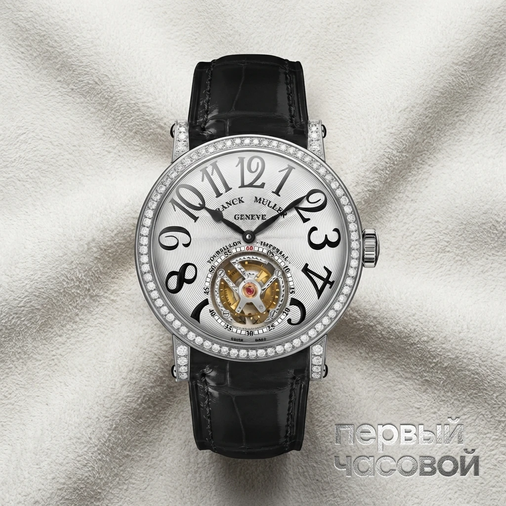 Купить элитные часы Franck Muller Mens Collection Round 7008 T D White Gold: в наличии в Москве!