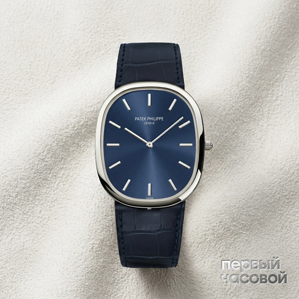 Купить элитные часы Patek Philippe Golden Ellipse Platinum 5738 P-001: в наличии в Москве!