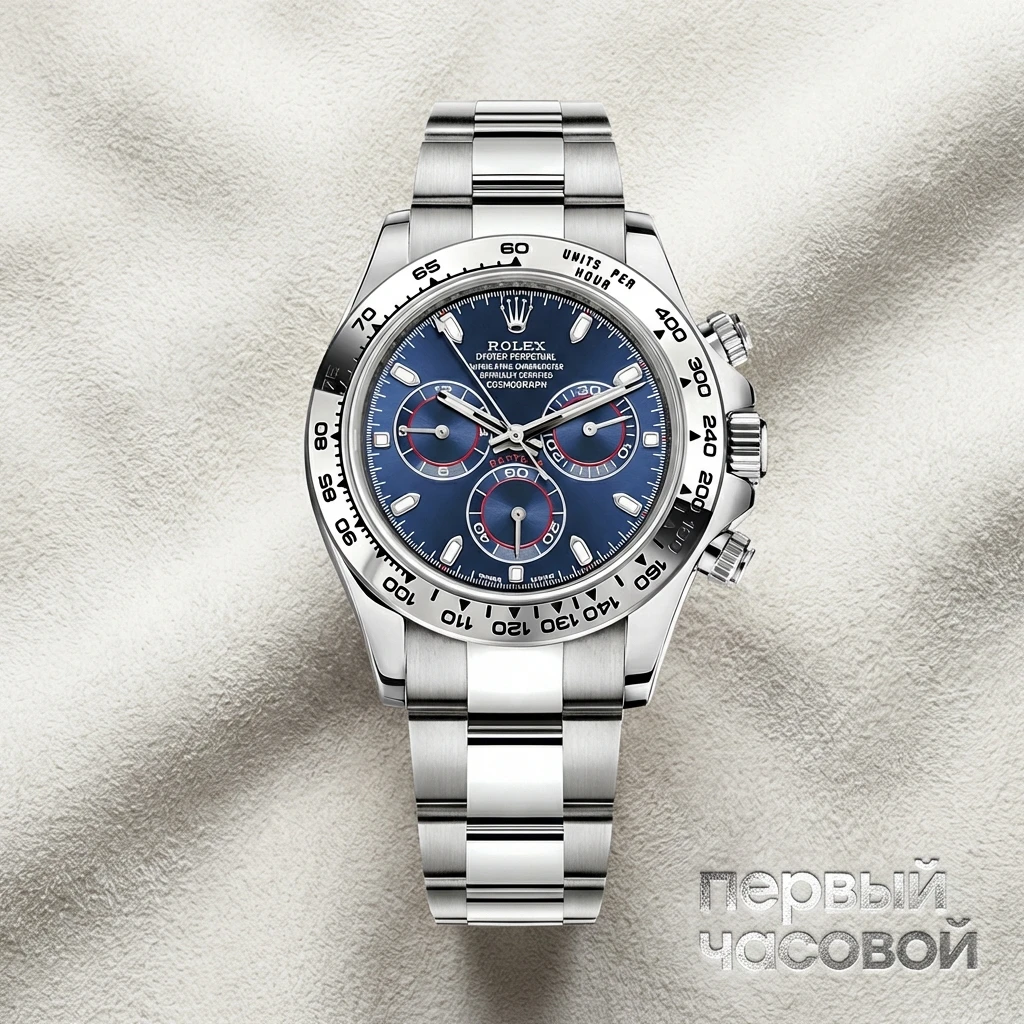 Купить элитные часы Rolex Cosmograph Daytona White Gold Blue Dial 116509-0071: в наличии в Москве!