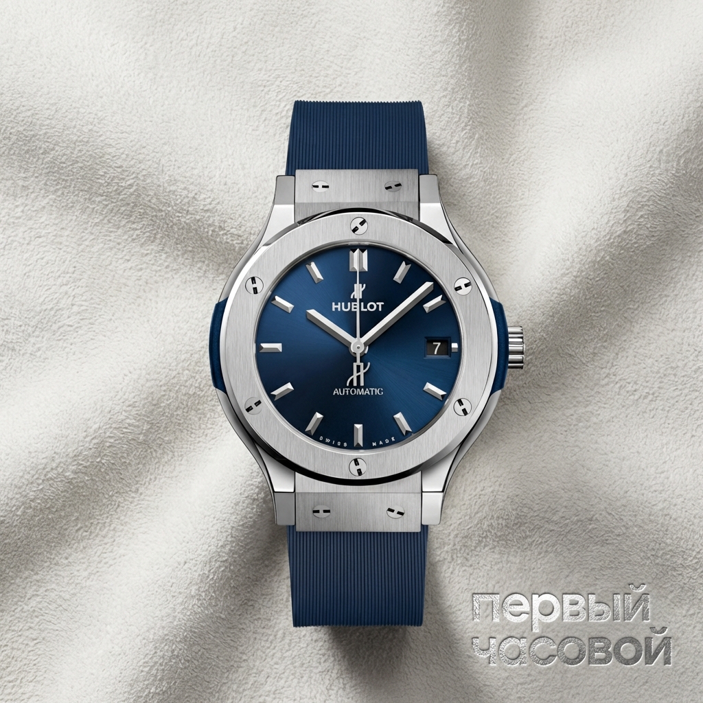 Hublot Classic Fusion Titanium Blue Diamonds 38Mm
