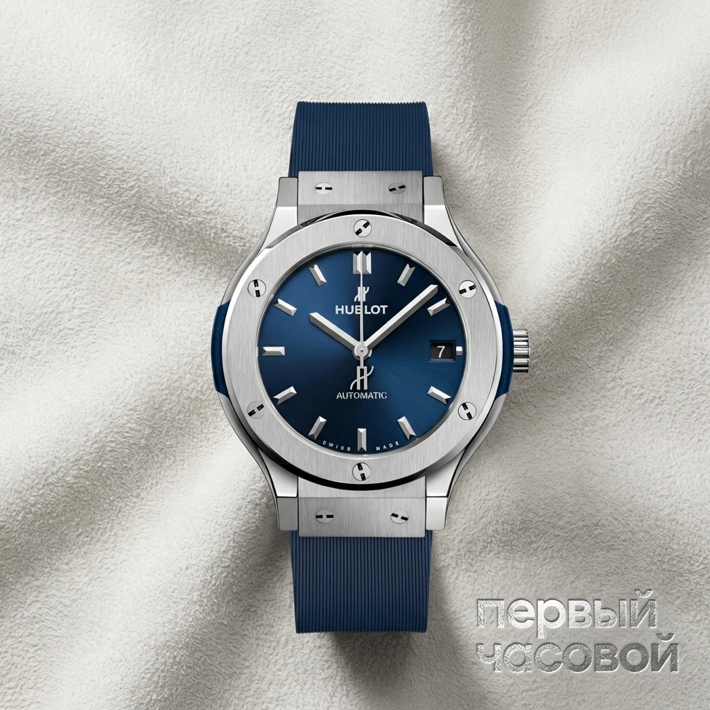 Hublot Classic Fusion Titanium Blue Diamonds 38Mm 565.NX.7170.RX