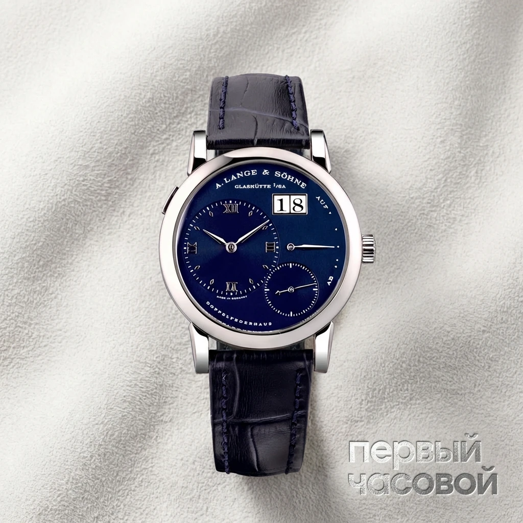 Купить элитные часы A. Lange &amp; Sohne Lange 1 Blue Dial 101.027: в наличии в Москве!