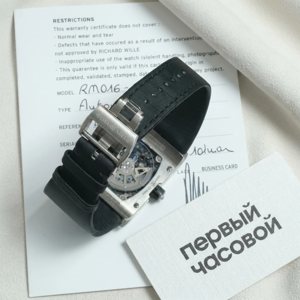 Купить элитные часы Richard Mille RM016 White Gold Piece Unique RM016 AJ WG: в наличии в Москве!