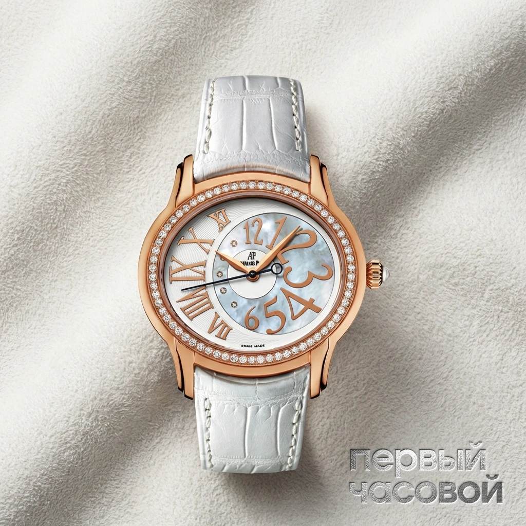 Купить элитные часы Audemars Piguet Millenary Ladies Diamonds Mop Rose Gold 77301OR.ZZ.D015CR.01: в наличии в Москве!