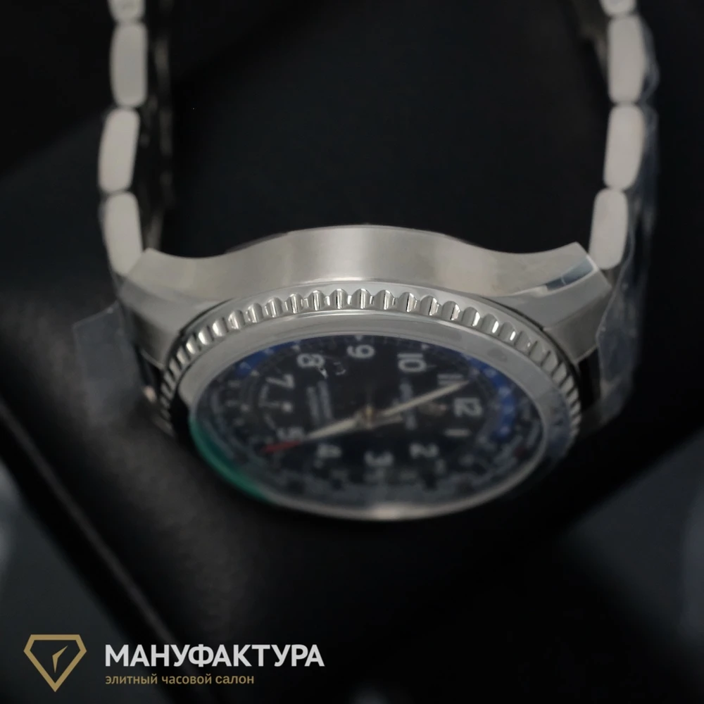 Купить элитные часы Breitling Aviator 8 B35 43 STEEL - BLACK AB3521U41B1A1: в наличии в Москве!