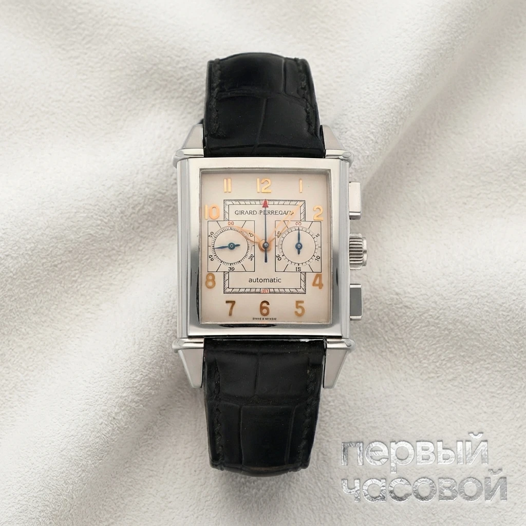 Купить элитные часы Girard-Perregaux Vintage 1945 CHRONOGRAPH White Gold 2599: в наличии в Москве!
