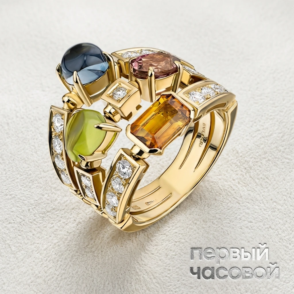 Купить украшение Bvlgari Allegra Color Collection Three Band Ring  24259: в наличии в Москве!