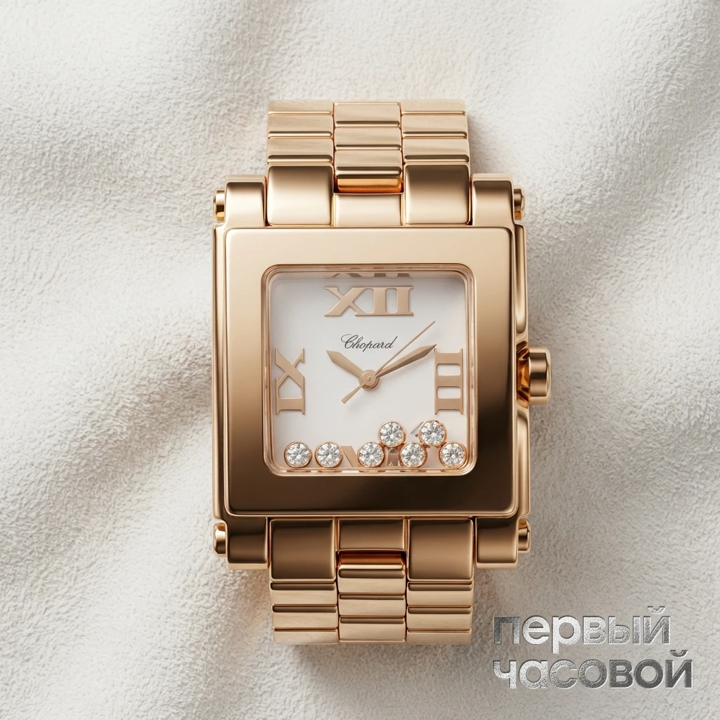 Купить элитные часы Chopard Happy Sport 18K Rose Gold 5321: в наличии в Москве!