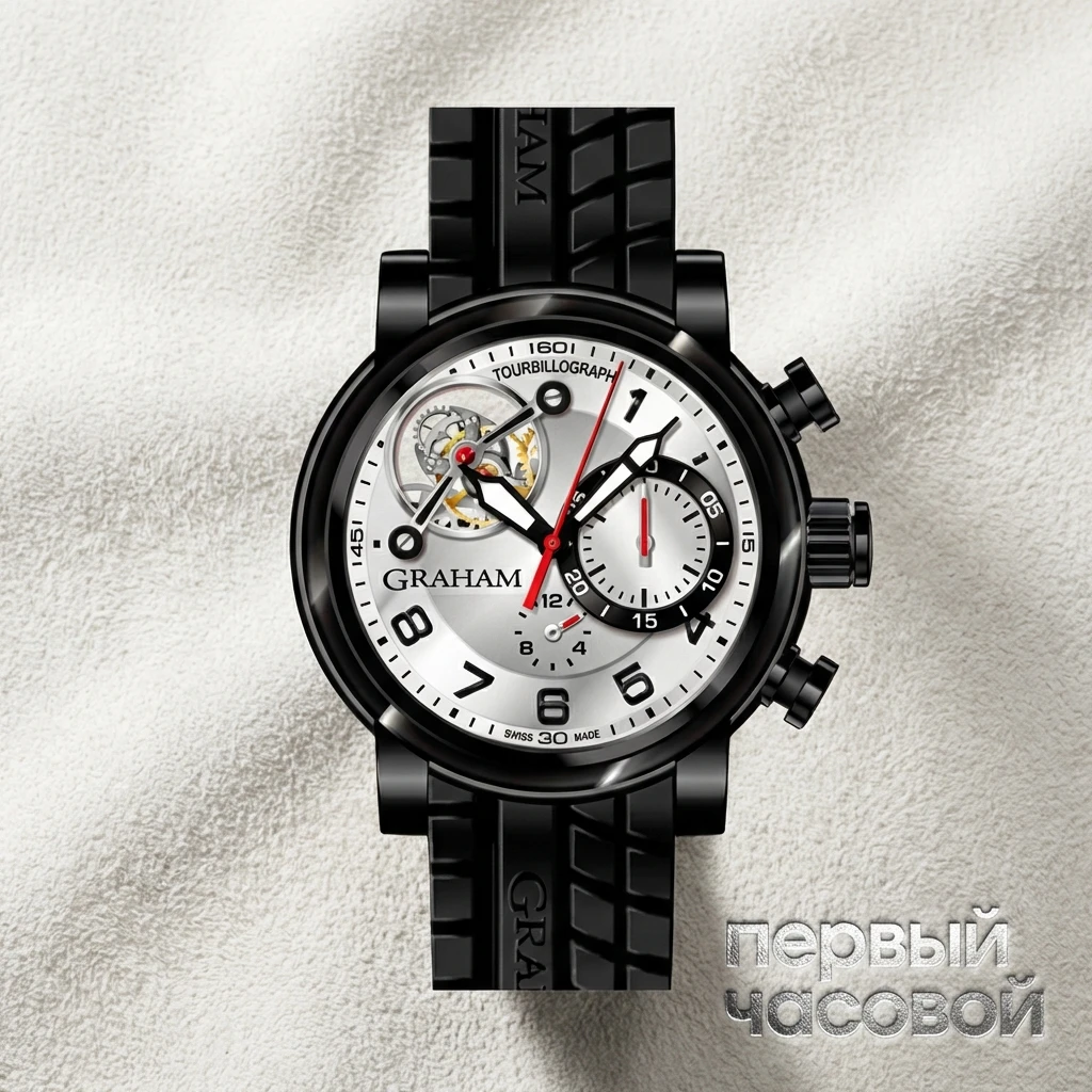 Купить элитные часы Graham Tourbillograph Trackmaster Black 2TWTB.S02A.K47D: в наличии в Москве!