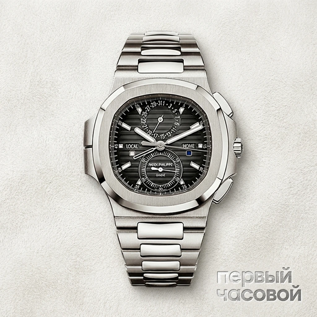 Купить элитные часы Patek Philippe Nautilus Travel Time Chronograph 5990/1A-001: в наличии в Москве!
