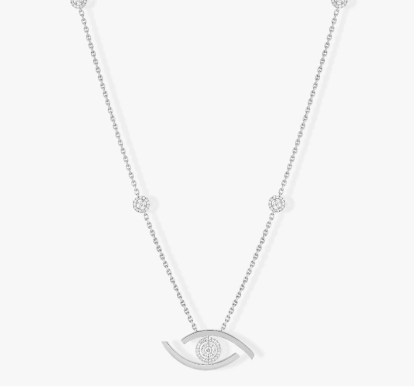 Купить украшение MESSIKA Колье  Lucky Eye long Lucky Eye long diamond necklace for women: в наличии в Москве!