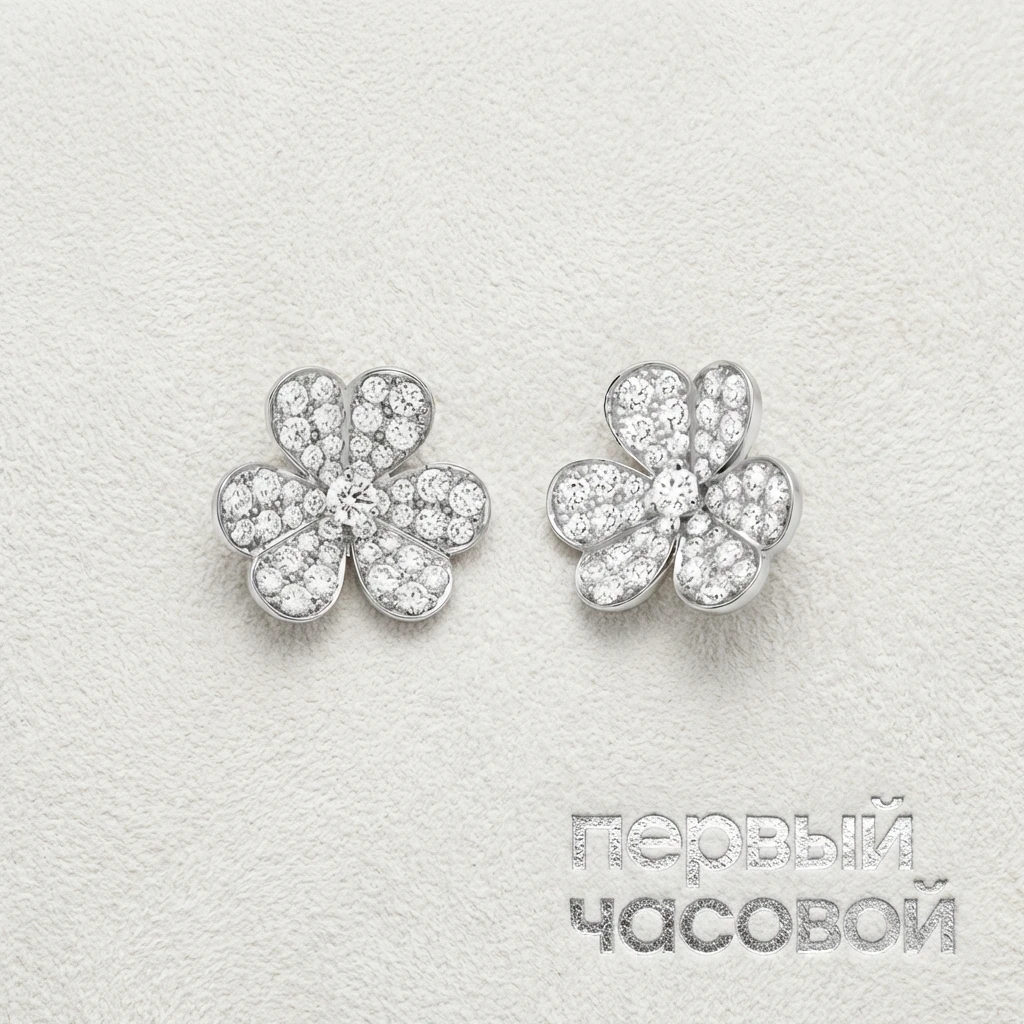 Купить украшение Van Cleef &amp; Arpels Frivole Earrings, Small Model VCARB65800: в наличии в Москве!