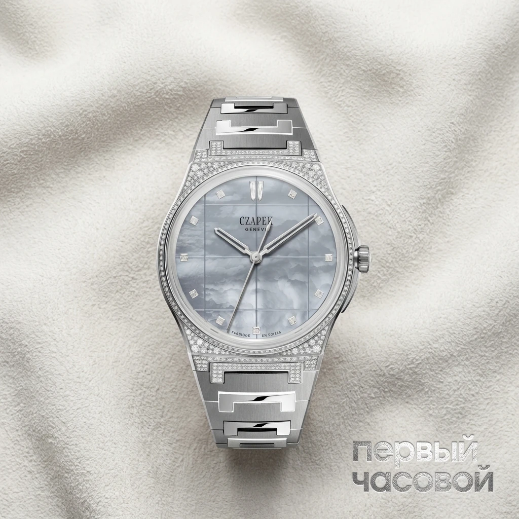 Czapek Antarctique La Carte Des Nuages Stormy Grey Diamond Case