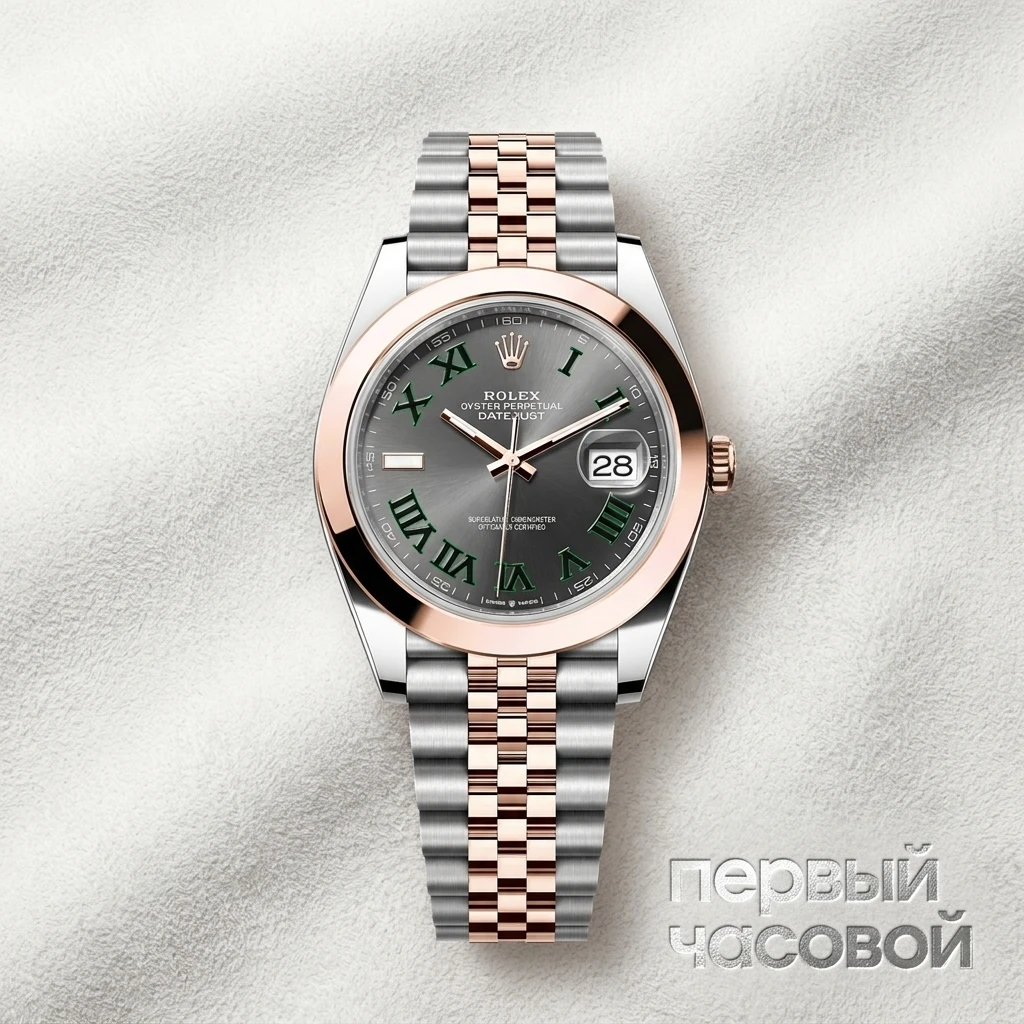 Купить элитные часы Rolex Datejust 41 Wimbledon Dial Jubilee Bracelet 126301: в наличии в Москве!