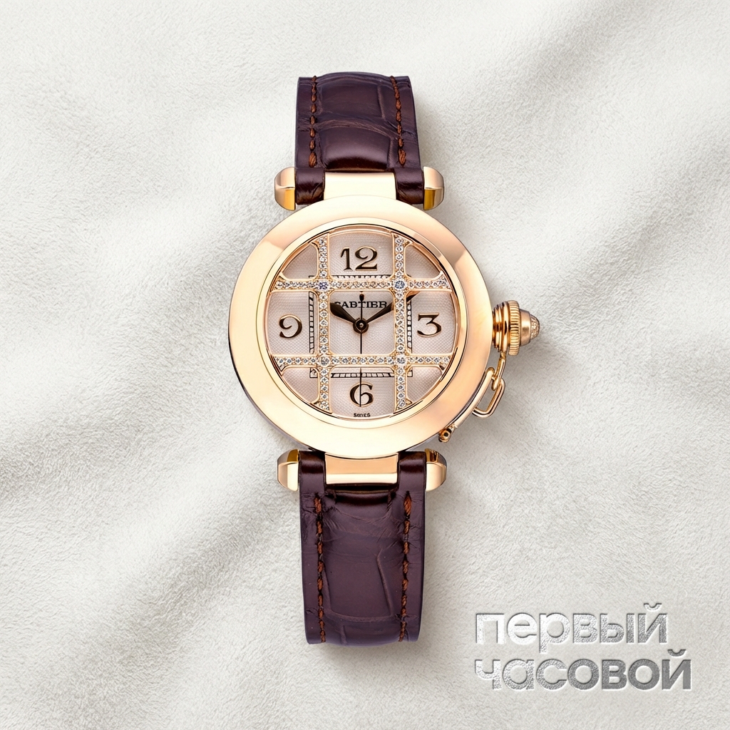 Cartier Pasha Grille Diamonds