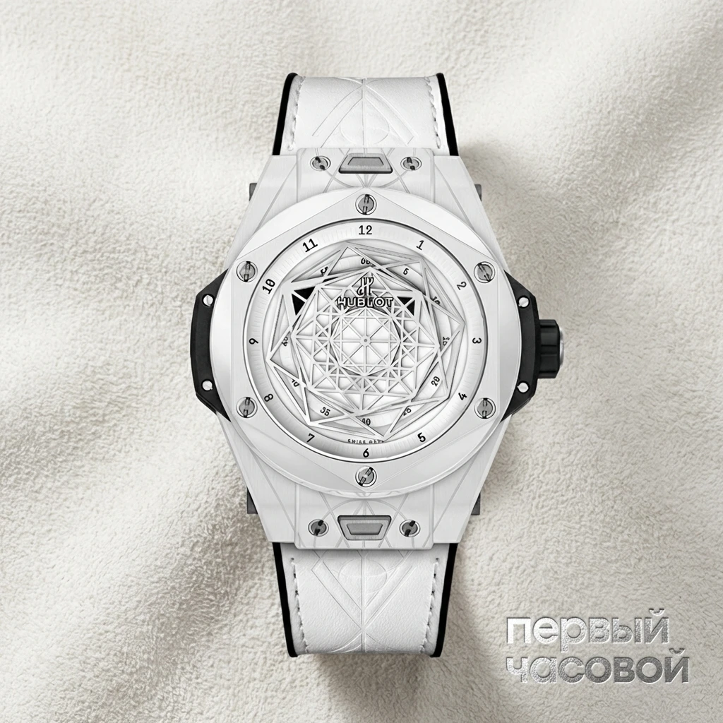 Купить элитные часы Hublot BIG BANG SANG BLEU CERAMIC WHITE 45 MM 415.HX.2027.VR.MXM19: в наличии в Москве!