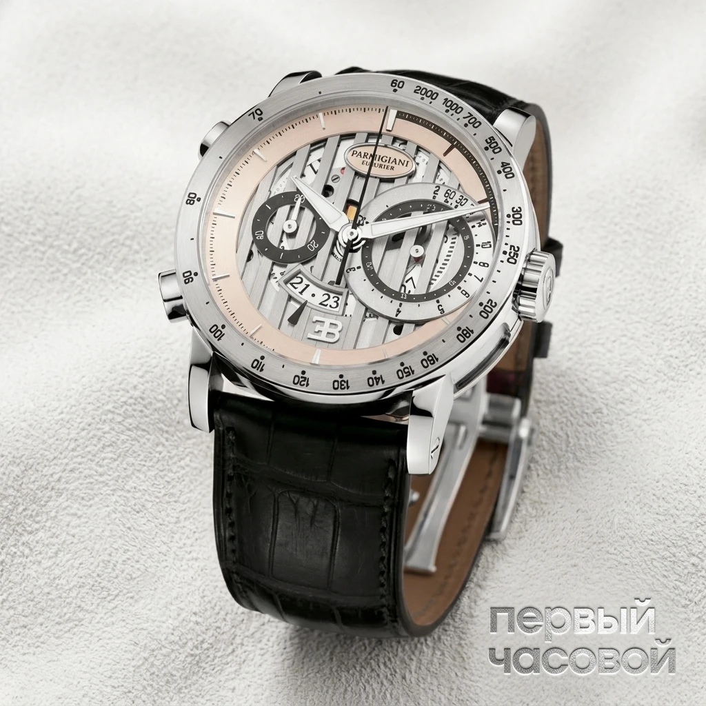 Parmigiani Bugatti Atalante Flyback Chronograph Platinum Limited Edition PF603170-01