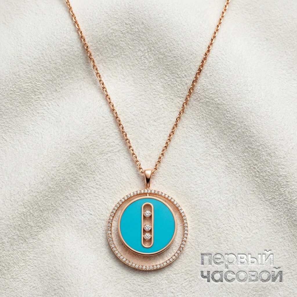 Купить украшение Messika Подвеска Turquoise Lucky Move MM 10836-PG: в наличии в Москве!