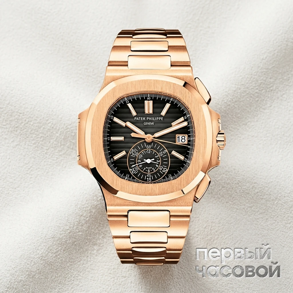 Купить элитные часы Patek Philippe Nautilus Chronograph Rose Gold 2018 5980R/1R-001: в наличии в Москве!