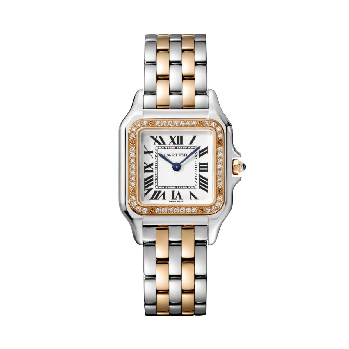 Купить элитные часы Cartier Panthere Medium Steel/Rose Gold Diamonds W3PN0007: в наличии в Москве!