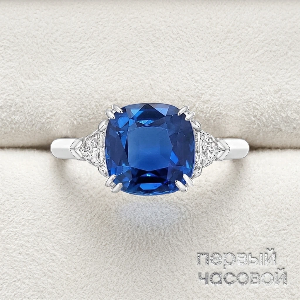 Studio jewelry Кольцо с сапфиром 10,63 сt. "Blue"
