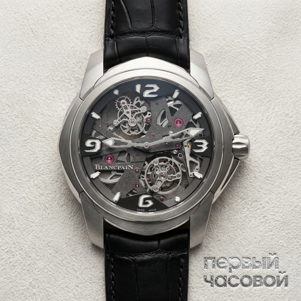 Купить элитные часы Blancpain Specialites Tourbillon Carrousel 92322 34B39 55B: в наличии в Москве!