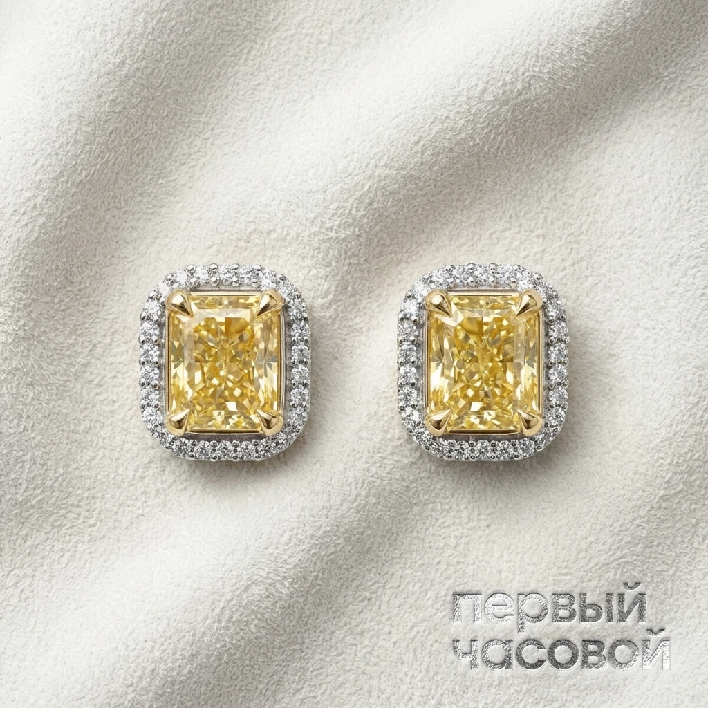 Купить украшение Studio jewelry Серьги 2,01/2,01 Ct. Y To Z : в наличии в Москве!