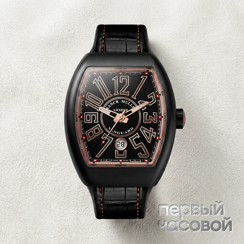 Купить элитные часы Franck Muller Mens Collection Vanguard Yachting Black Gold V45SCDTTTNRBR5N: в наличии в Москве!