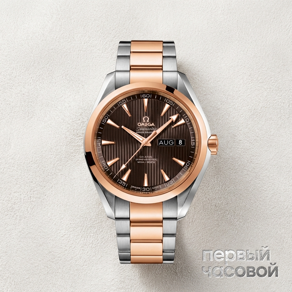 Omega Seamaster Aqua Terra 43Mm Steel & Rose Gold