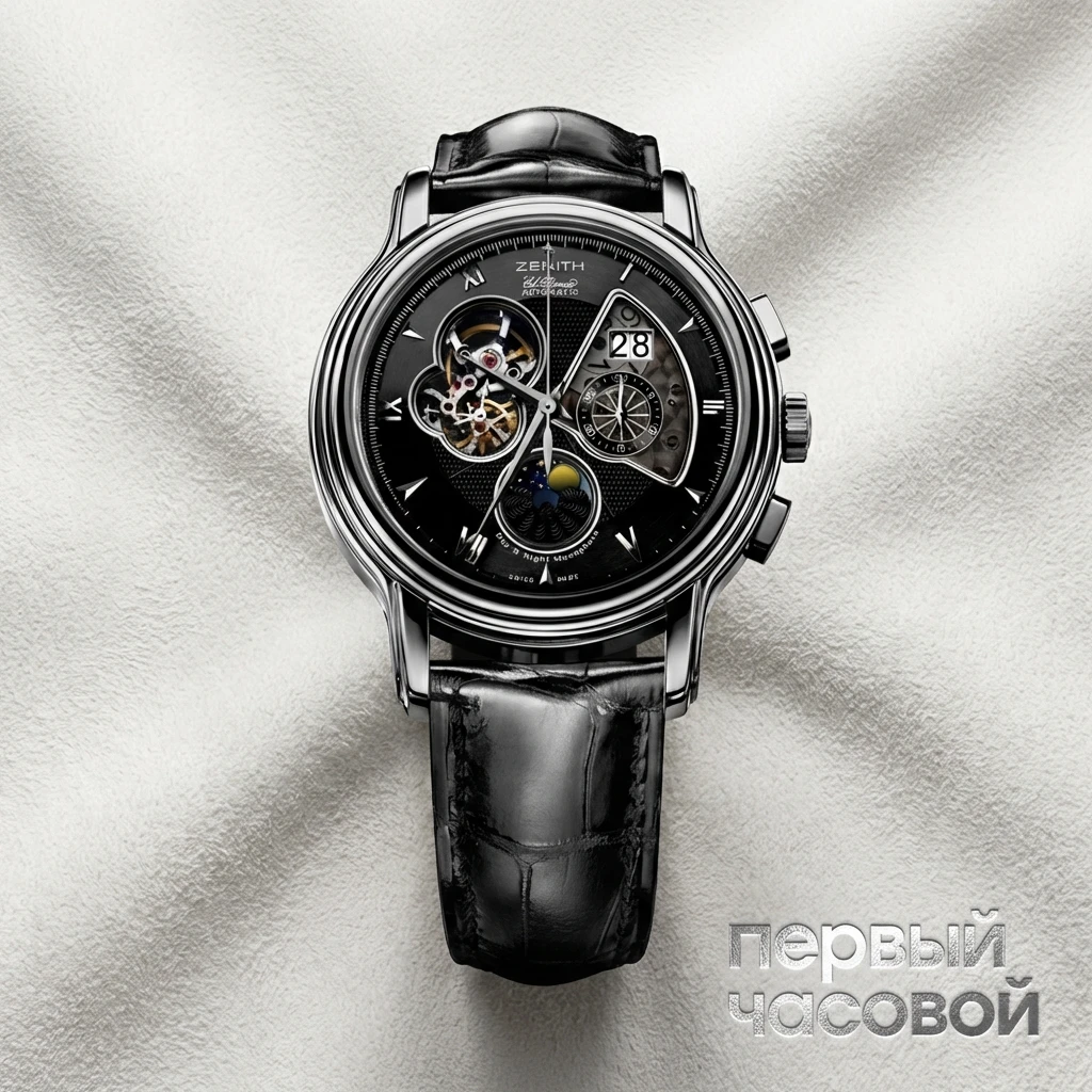 Купить элитные часы Zenith Chronomaster Open GDE Date Moonphase 03.1260.4047/22.C505: в наличии в Москве!