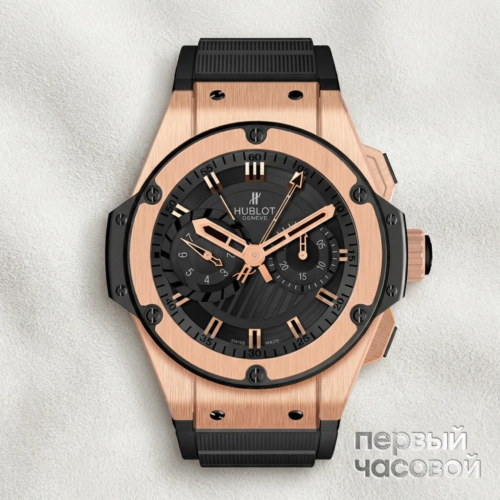 Купить элитные часы Hublot King Power Rose Gold Foudroyante 715.PX.1128.RX : в наличии в Москве!