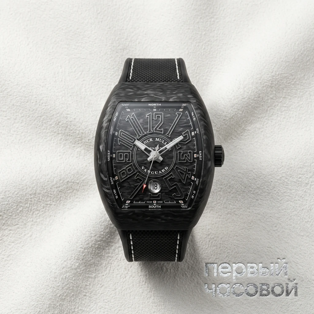 Franck Muller Mens Collection Vanguard V 41 SC DT CARBON.BC