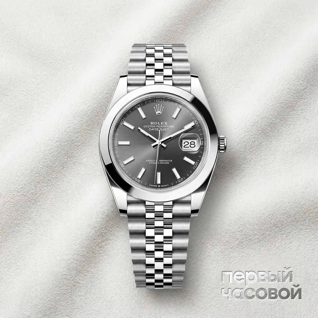 Купить элитные часы Rolex Oyster Perpetual Datejust 41 Mm Dark Rhodium 126300: в наличии в Москве!