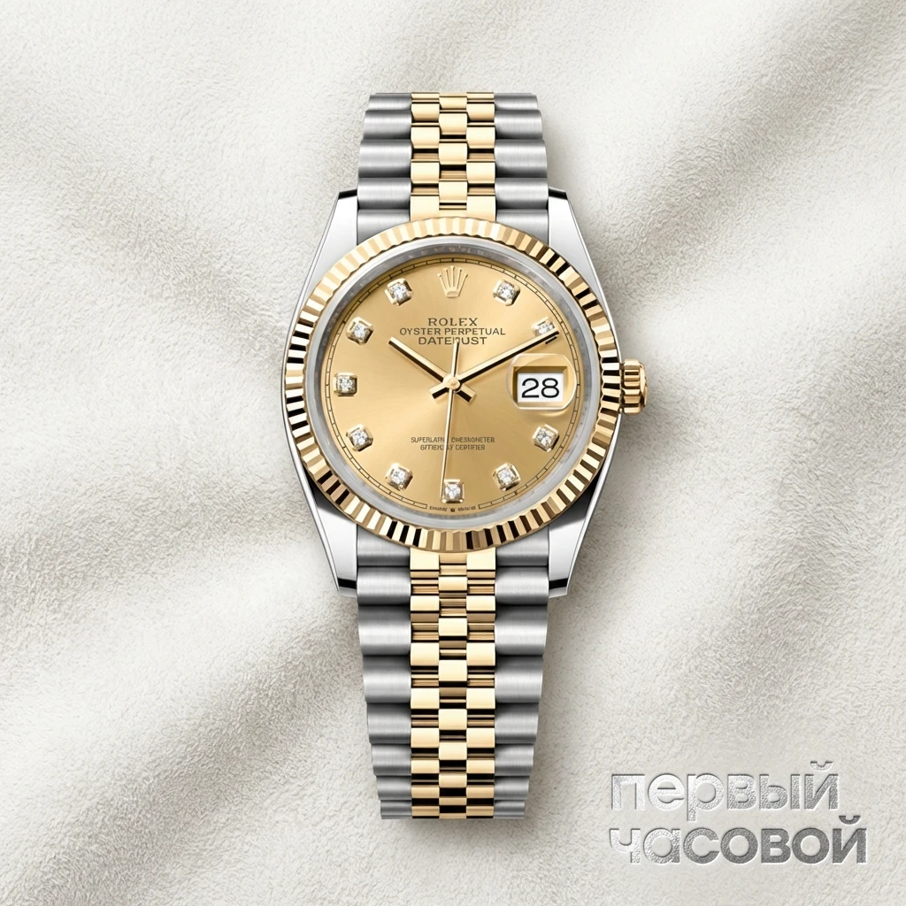 Rolex Datejust Champagne Diamond Dial 126233