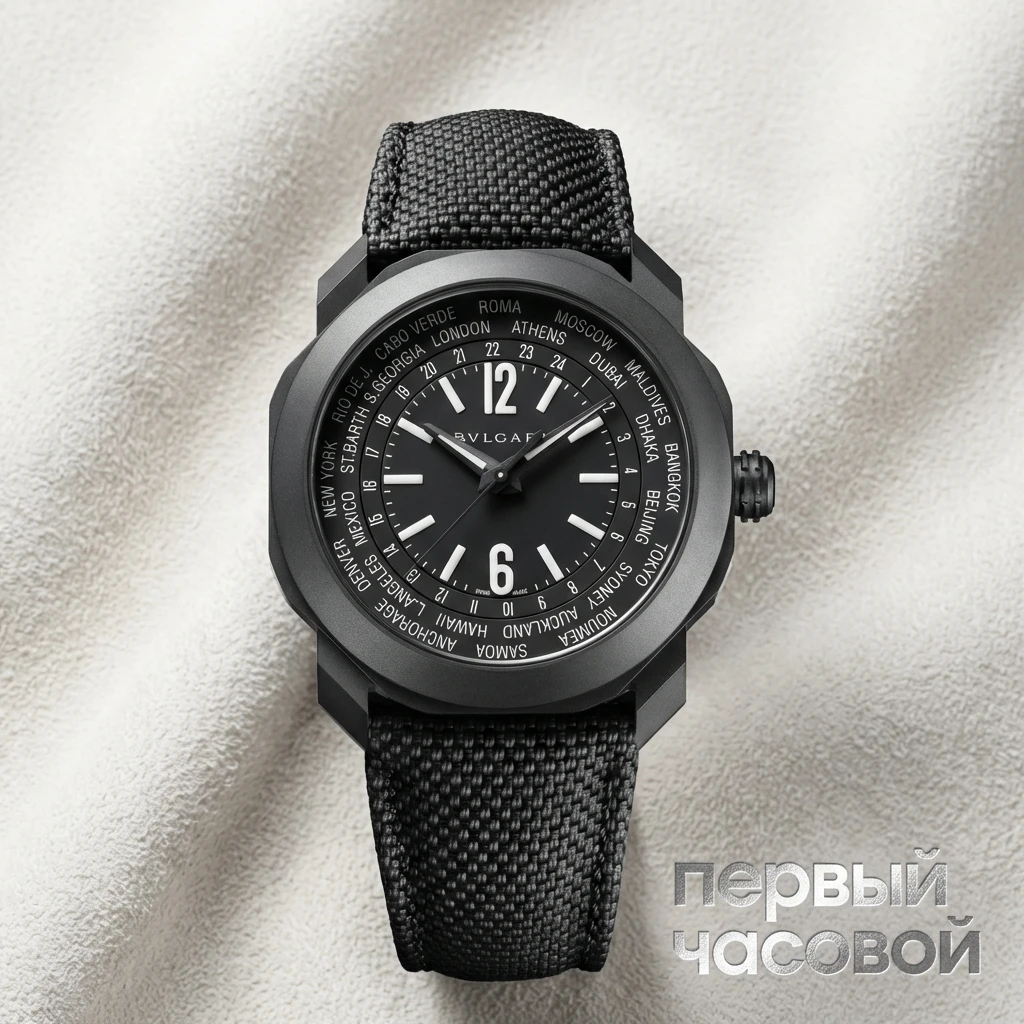 Купить элитные часы Bvlgari Octo Roma WorldTimer 103486: в наличии в Москве!