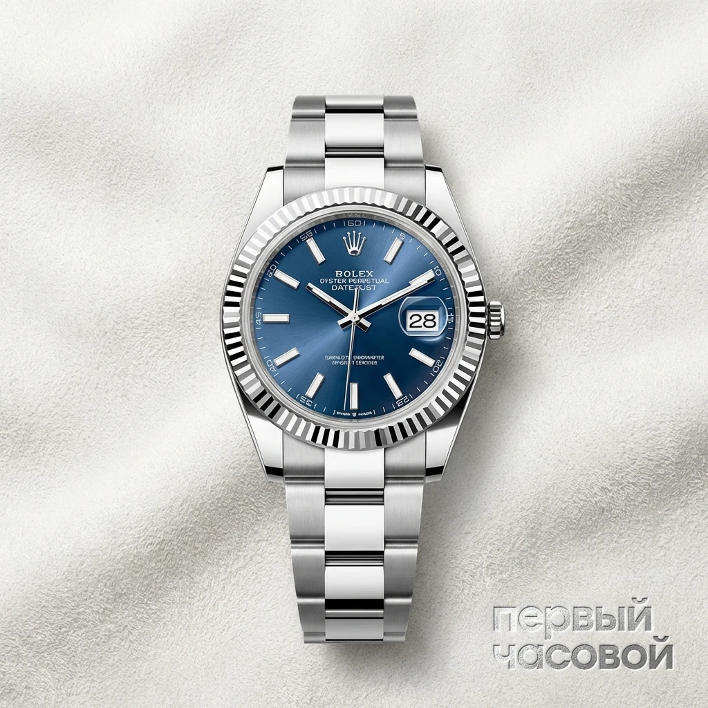 Rolex Oyster Perpetual Datejust 41Mm Blue Dial Oyster Bracelet 126334