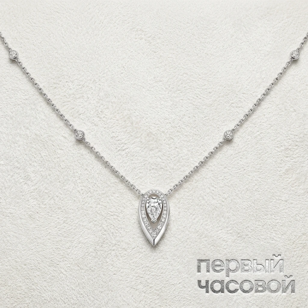 Купить украшение Messika Fiery 0.25Ct. Diamond Necklace Fiery necklace 0.25 carats 13239-WG: в наличии в Москве!