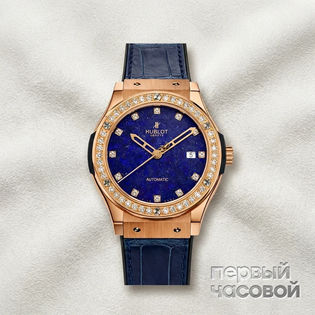 Купить элитные часы Hublot Fusion Lapis Lazuli Dial and Diamonds Limited Edition : в наличии в Москве!