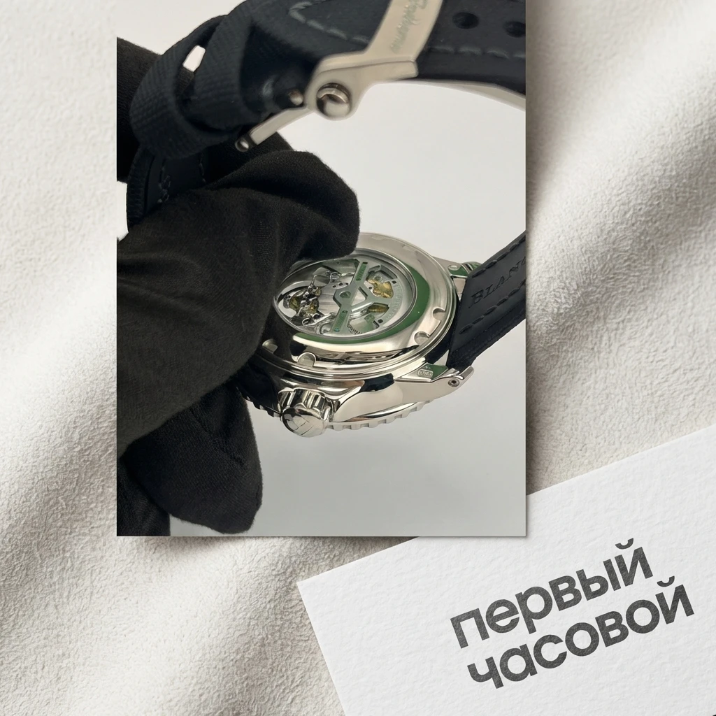 Купить элитные часы Blancpain Fifty Fathoms Tourbillon 8 Jours White Gold 5025-1530-52A: в наличии в Москве!