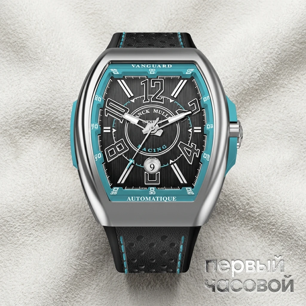 Franck Muller Vanguard Racing Black And Tiffany V45SCDTRCGACTU