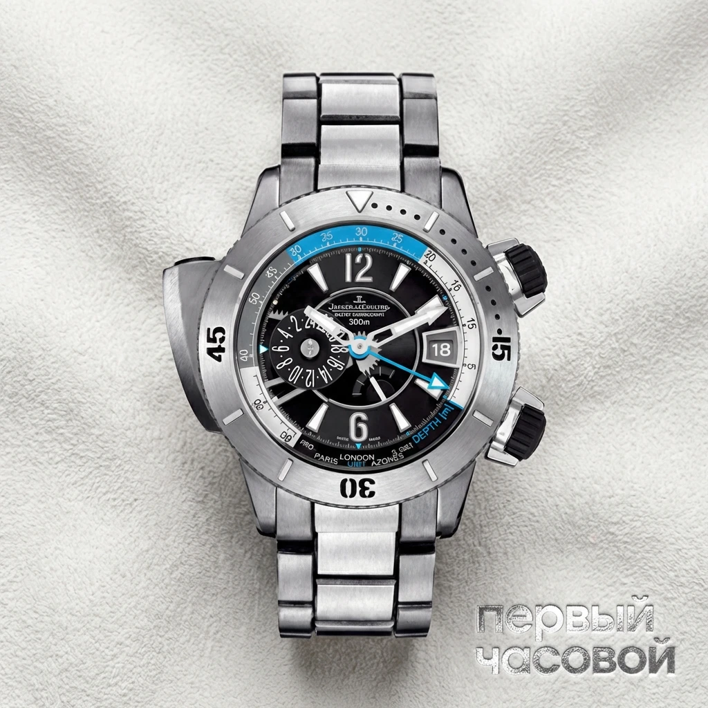 Купить элитные часы Jaeger-LeCoultre Master Compressor Diving Pro Geographic 185.t1.70: в наличии в Москве!